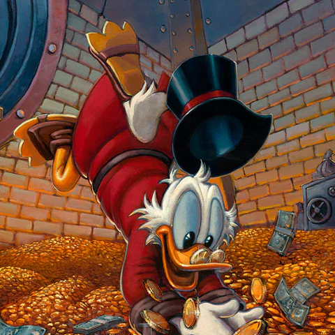 Scrooge McDuck Art