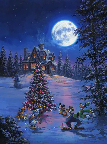 Disney Christmas Art