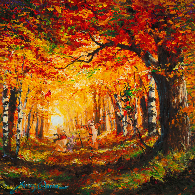 Fall Dinsey, Winnie the Pooh and More Art