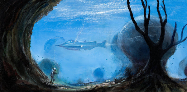20,000 Leagues Under the Sea Framed by Peter & Harrison Ellenshaw