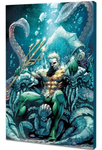 Aquaman #18 - By Paul Pelletier - Limited Edition Giclée on Canvas Inspired by DC Comics