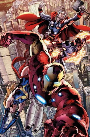 Avengers #12.1 - By Bryan Hitch - Limited Edition Giclée on Canvas
