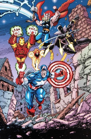 Avengers #21 - By George Perez - Limited Edition Giclée on Canvas