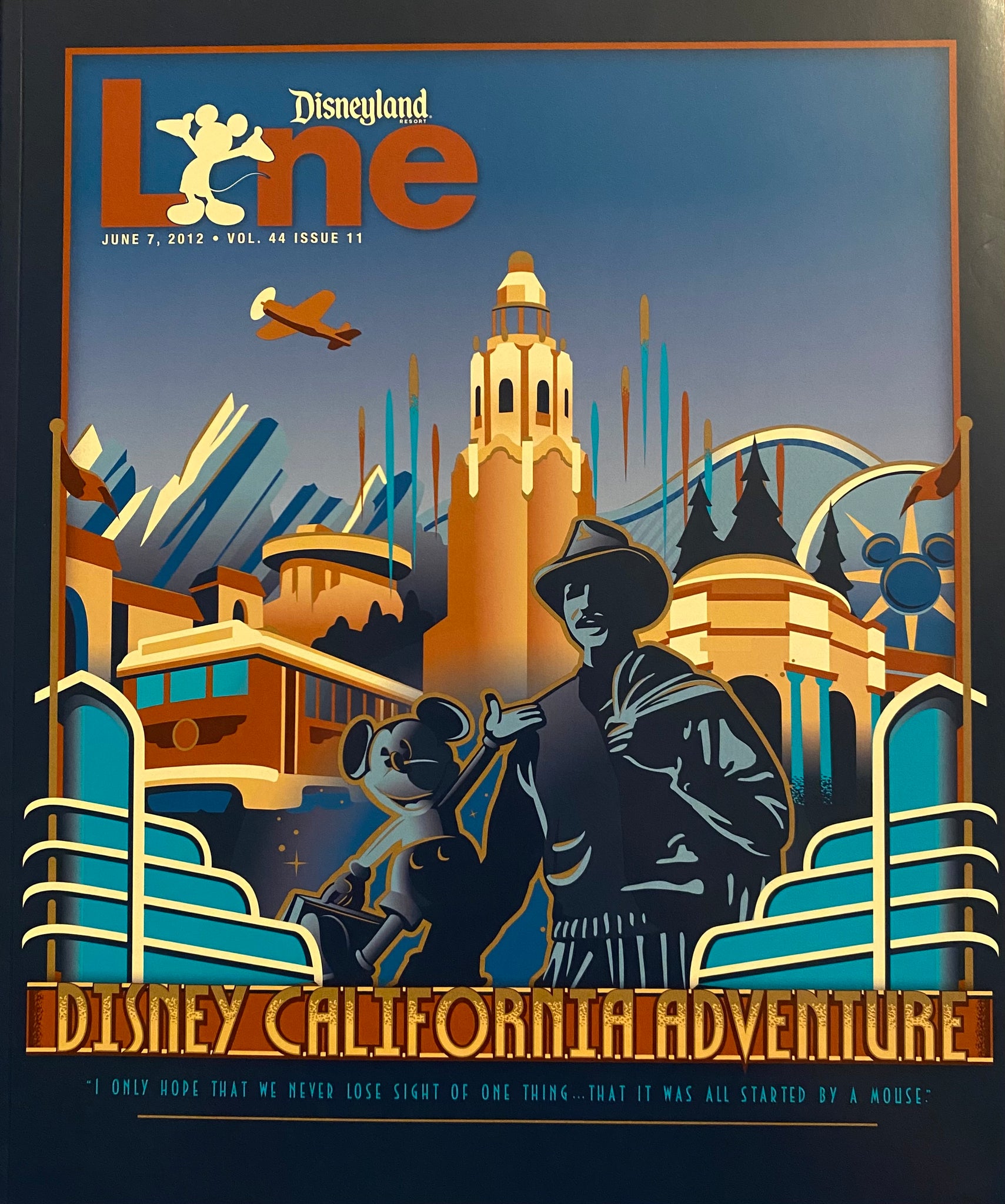 Disneyland Line June 7, 2012 California Adventure Reimagining Cast Member