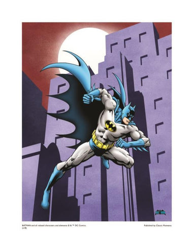 Batman Running - Limited Edition Giclée on Fine Art Paper Inspired by DC Comics