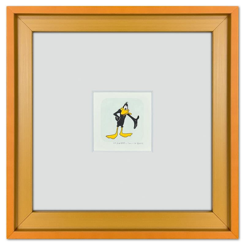 Daffy Duck Framed Limited Edition Etching With HandTinted Color Lo