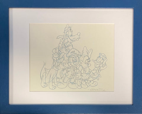 Disney Cruise Line Crew- Framed Lithograph By Don "Ducky" Williams - Signed Certificate Inspired by Disney Cruise Line