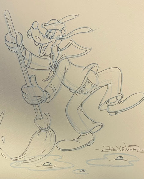 Sailor Goofy - Framed Lithograph By Don "Ducky" Williams - Signed Certificate Inspired by Disney Cruise Line