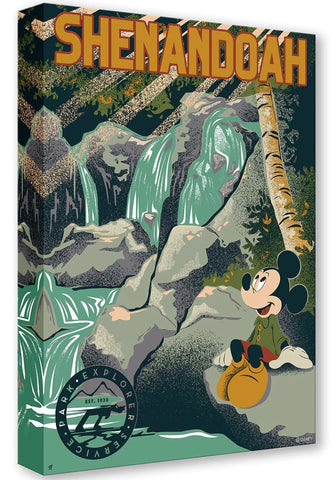 Shenandoah Park by Bret Iwan Treasure On Canvas Featuring Mickey Mouse