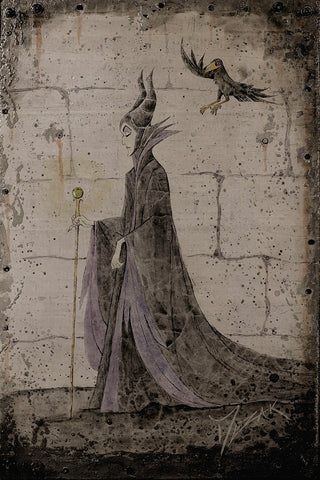 Sinister Stroll by Trevor Mezak Limited Edition Inspired by Maleficent
