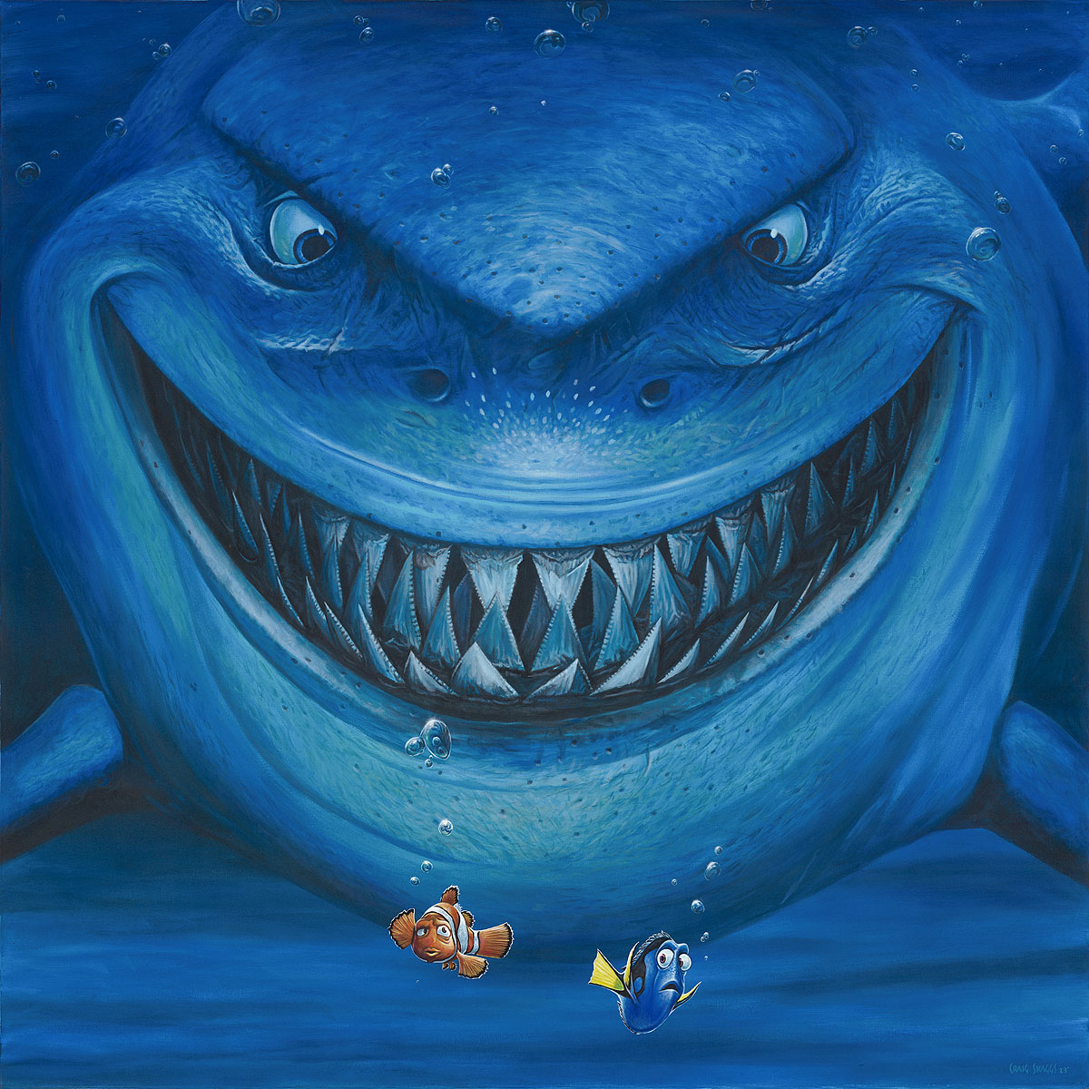 Hello! by Craig Skaggs - Giclée on Canvas - Inspired by Finding Nemo