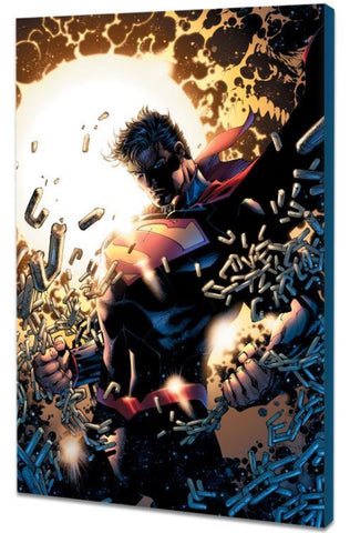 Superman Unchained - by Jim Lee - Limited Edition Giclée on Canvas Inspired by DC Comics