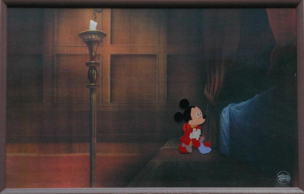 Disney's Prince and the Pauper Animation Cel Mickey Mouse Framed with Seal, BG Print, Certificate 1990