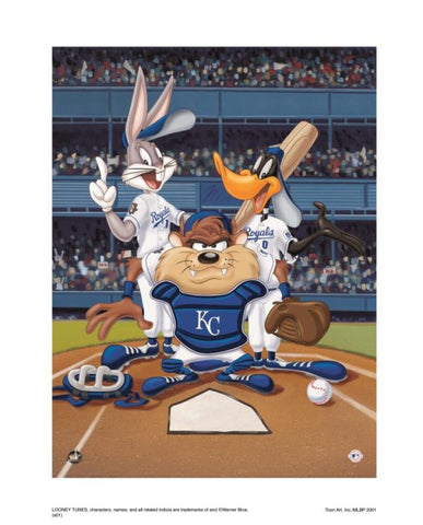 At The Plate (Royals) - By Warner Bros. Studio - Collectible Giclée on Paper