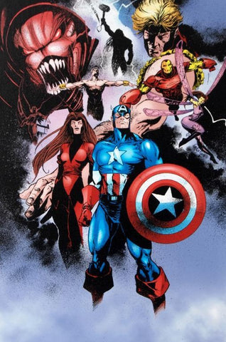 Avengers #99 Annual - By Leonardo Manco - Limited Edition Giclée on Canvas