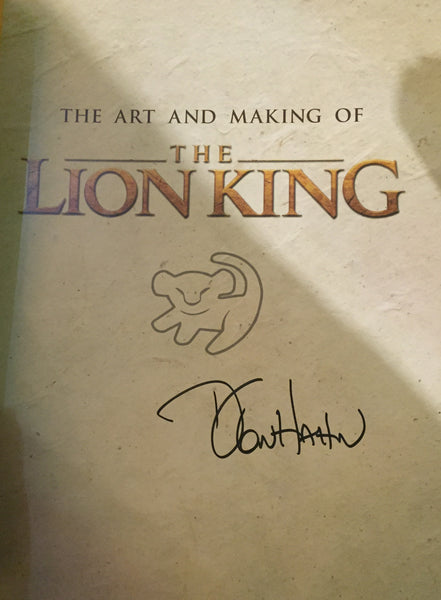 The Art of the Lion King Signed by Don Hahn