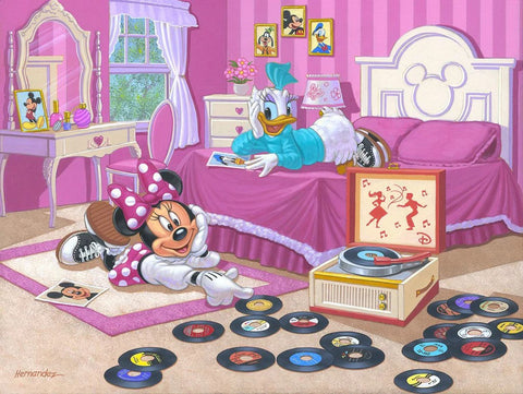 Minnie and Daisy's Favorite Tune by Manuel Hernandez featuring Minnie Mouse and Daisy Duck