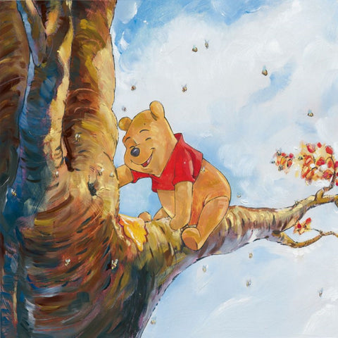 Out On A Limb Winnie the Pooh by Jim Salvati