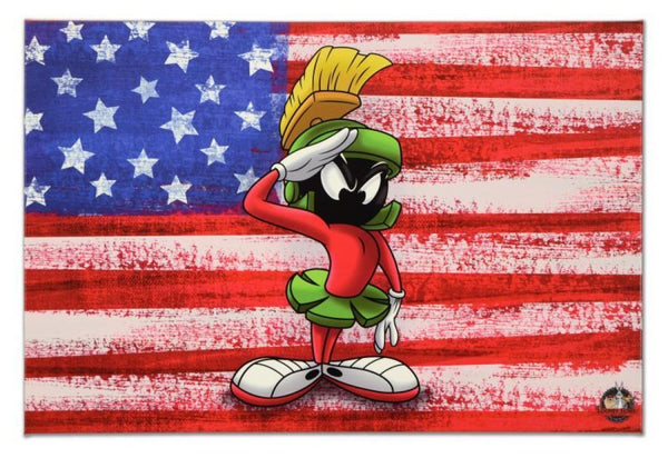 Patriotic Series: Marvin - By Warner Bros. Studio -  Limited Edition Giclée on Canvas