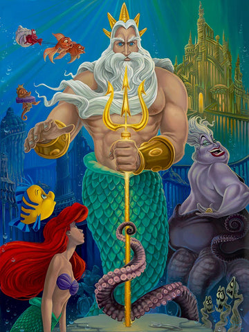 Triton's Kingdom by Jared Franco Limited Edition Inspired by The Little Mermaid