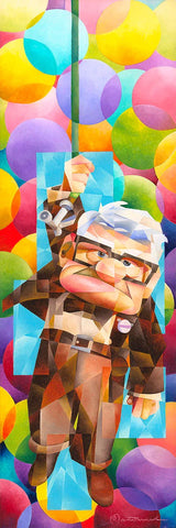 Up Goes Carl by Tom Matousek Limited Edition inspired by Disney Pixar's UP