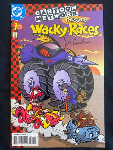 Cartoon Network Presents Wacky Races Signed By Joe Barbera #7 DC Comics 1998
