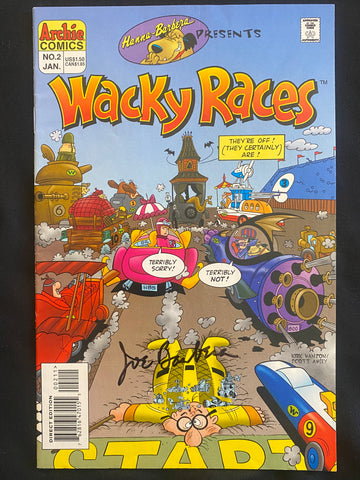 Hanna Barbera Presents Wacky Races No.2 Signed By Joe Barbera Archie Comics
