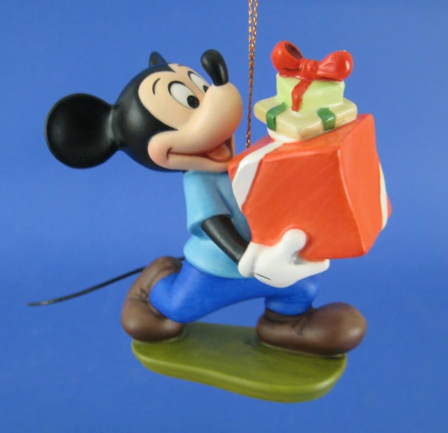 Walt Disney Classics Collection Plutos Christmas Tree Ornament 1995 Mickey Mouse