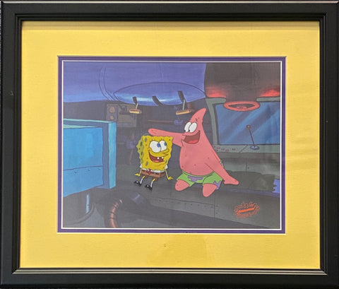 SpongeBob SquarePants Production Cel Framed