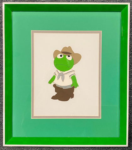 Muppet Babies Production Cel - Cowboy Kermit