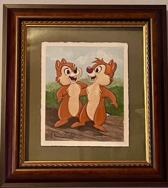 Chip and Dale by Michelle St Laurent Original Watercolor on Paper
