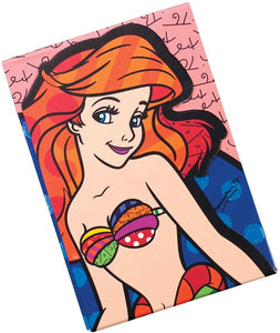 Ariel- The Little Mermaid- Romero Britto Notepad 4.625 inch