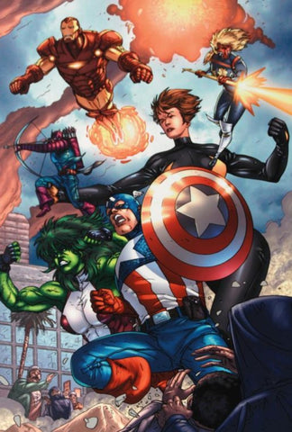 Avengers #84 - By Scott Kolins - Limited Edition Giclée on Canvas