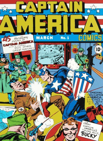 Captain America Comics #1 - By Jack Kirby - Limited Edition Giclée on Canvas