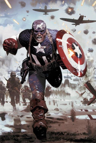 Captain America #615 - By Daniel Acuna - Limited Edition Giclée on Canvas