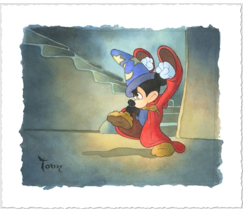 Casting The Spell by Toby Bluth Limited Edition inspired by Fantasia