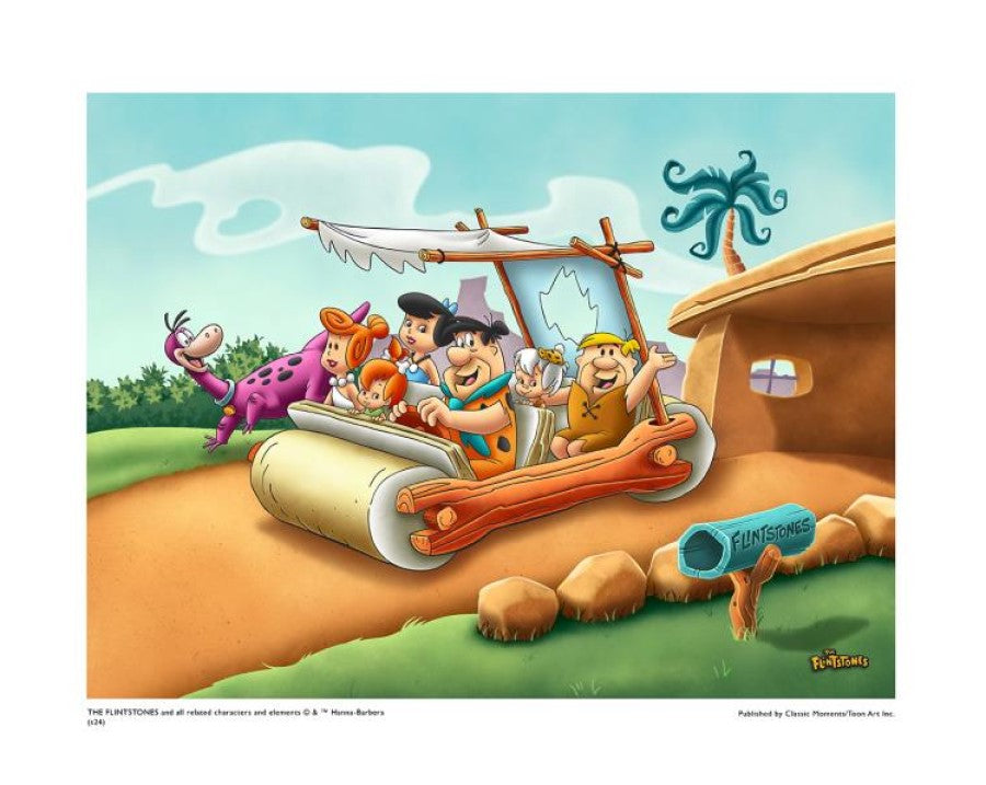Classic Car - By Hanna-Barbera - Limited Edition Giclée on Paper
