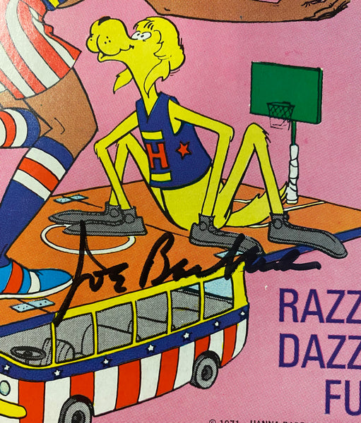 Hanna-Barbera Fun-In starring The Harlem Globetrotters Golden Key Comic signed by Joe Barbera