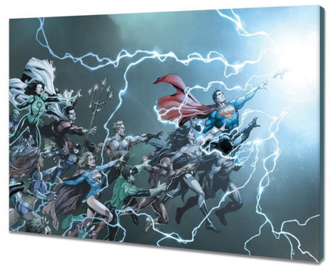 DC Universe : Rebirth #1 - By Gary Frank - Limited Edition Giclée on Canvas Inspired by DC Comics