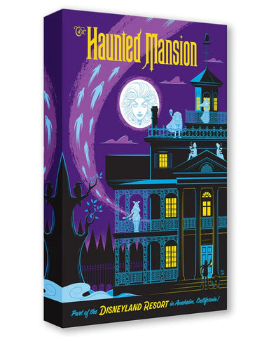 Disneyland's Haunted Mansion by Eric Tan Treasure on Canvas Inspired by The Haunted Mansion
