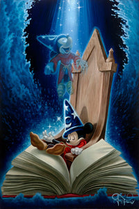 Dreaming of Sorcery by Jared Franco featuring Mickey Mouse