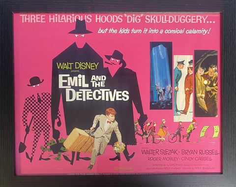 Emil and The Detectives 1964 Original Lobby Card Framed