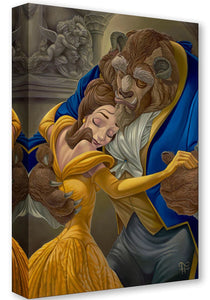 Falling In Love by Jared Franco Treasure On Canvas Inspired by Beauty and The Beast