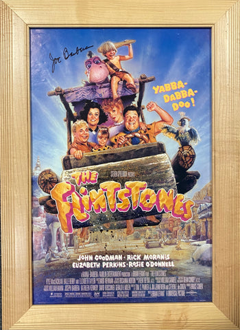 The Flintstones Movie Poster Framed - Signed By Joe Barbera