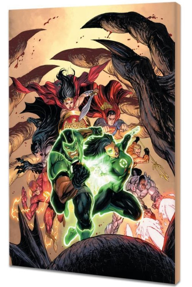 Green Lanterns #15 - By Tyler Kirkham - Limited Edition Giclée on Canvas Inspired by DC Comics