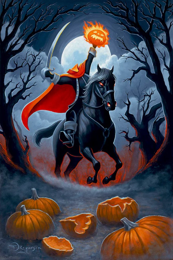 Headless Horseman Rides Tonight by Tim Rogerson Limited Edition inspired by Sleepy Hollow