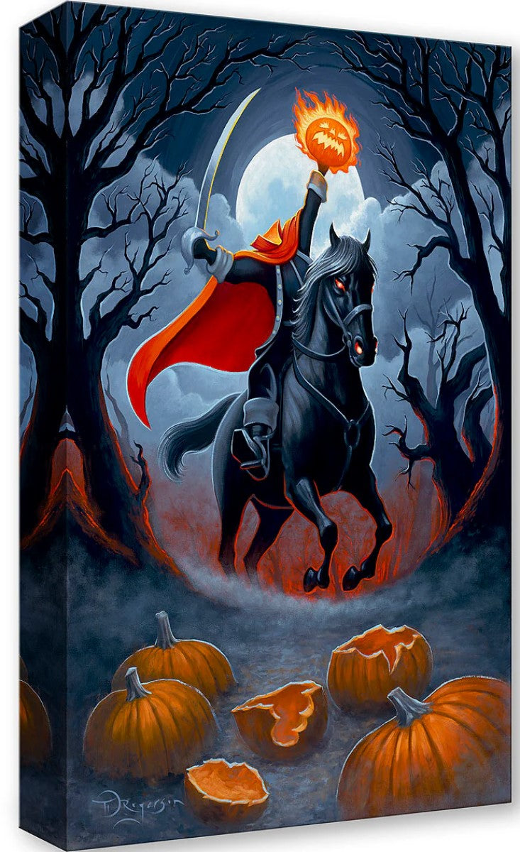 Headless Horseman Rides Tonight by Tim Rogerson Treasure On Canvas Inspired by Sleepy Hollow