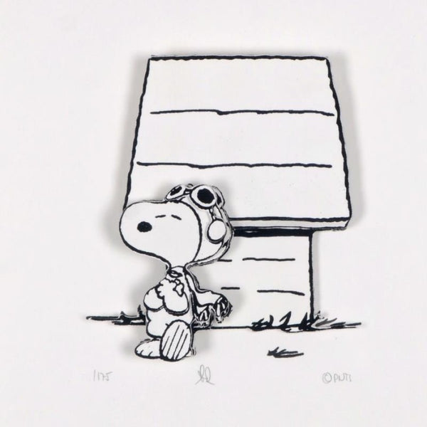 Hero - Limited Edition 3D Decoupage Art Print - Inspired by Peanuts