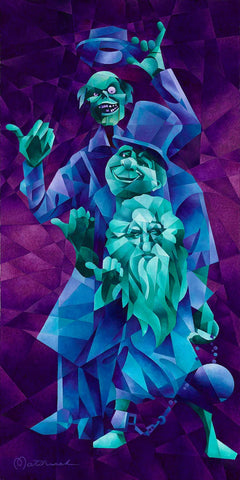 Hitchhiking Ghosts by Tom Matousek inspired by The Haunted Mansion