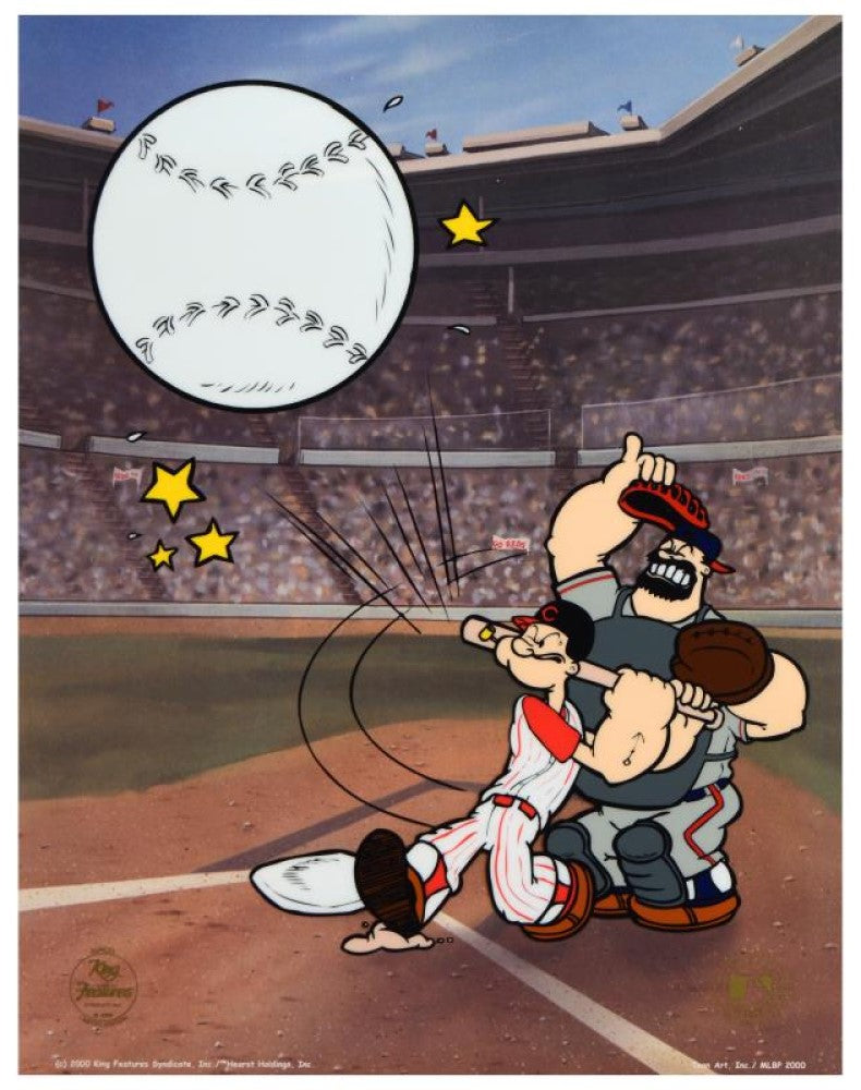Homerun Popeye, Reds - By King Features Syndicate Inc. - Limited Edition Sericel